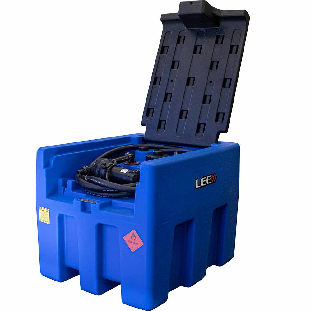 DEF Tank 50gal. w/ Pump. Plastic. Blue.