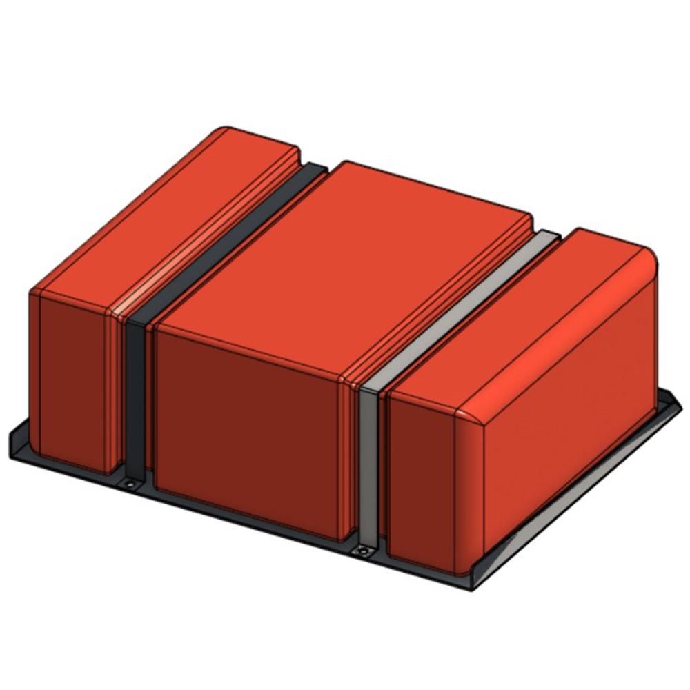 SC Fuel Pan and Straps 12Gal. w/ Tank