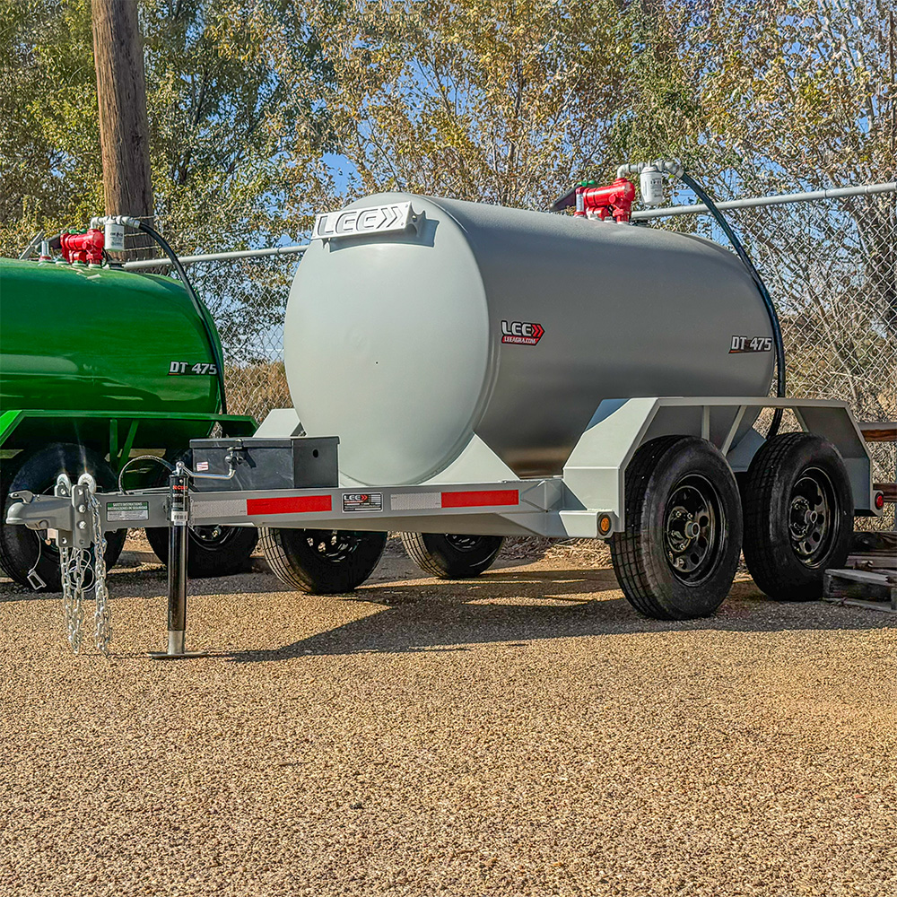 LS-LEE>> DT 475-SA Diesel Fuel Trailer. Gray.