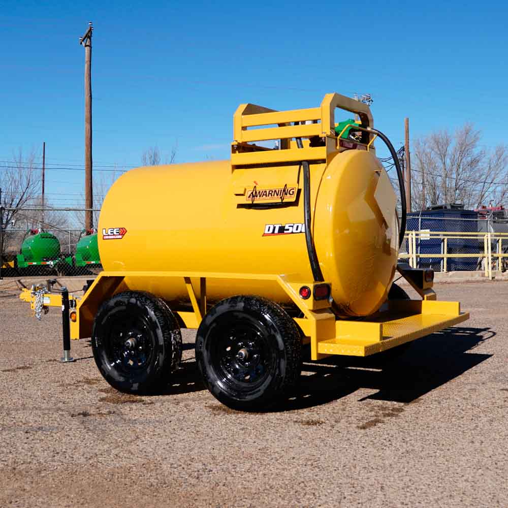 LS-LEE>> D.O.T. 500 Diesel Fuel Trailer. Yellow.