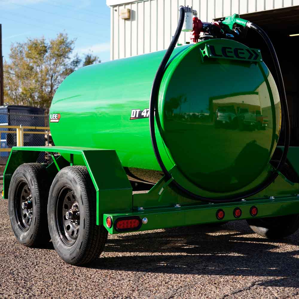 LS-DT 475-SA Diesel Fuel Trailer. Green.